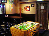 A sports bar where you can enjoy cooking that you cannot imagine from its ethnic appearance.